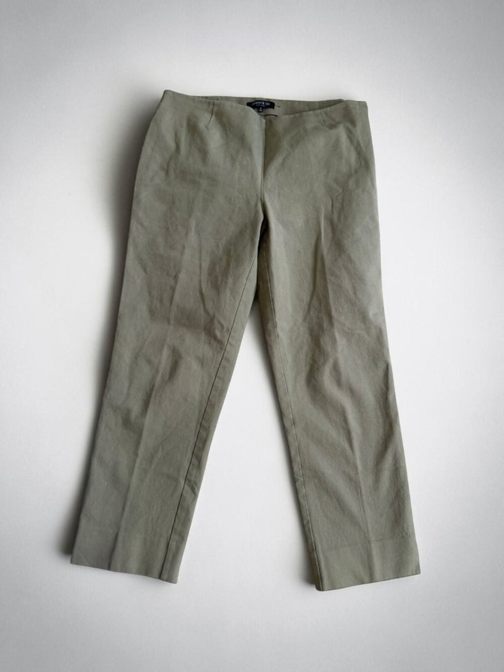 LAFAYETTE 148 Olive Green Ankle Pants Size US 8